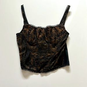 Nude Lace Bustier